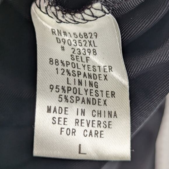 White Birch L Black Organza Ruffle Sleeve Knit Dress NWT Party Evening Casual - Picture 4 of 5